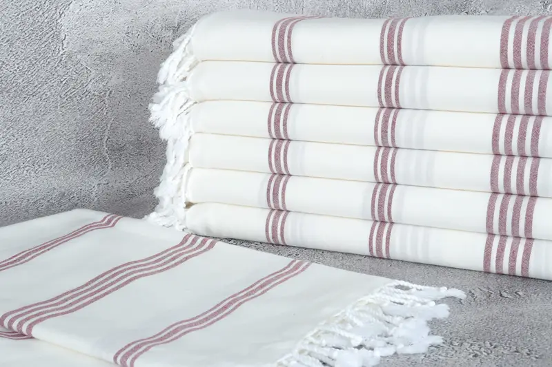 70x40 Cotton Striped Towel, Bridal Shower Favors, Quick-dry towel, Decorative Towel, Beach towel, Organic Cotton Towel, Bachelor Party Favors - 2