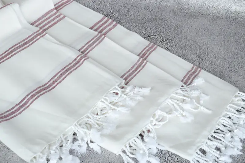 70x40 Cotton Striped Towel, Bridal Shower Favors, Quick-dry towel, Decorative Towel, Beach towel, Organic Cotton Towel, Bachelor Party Favors - 5