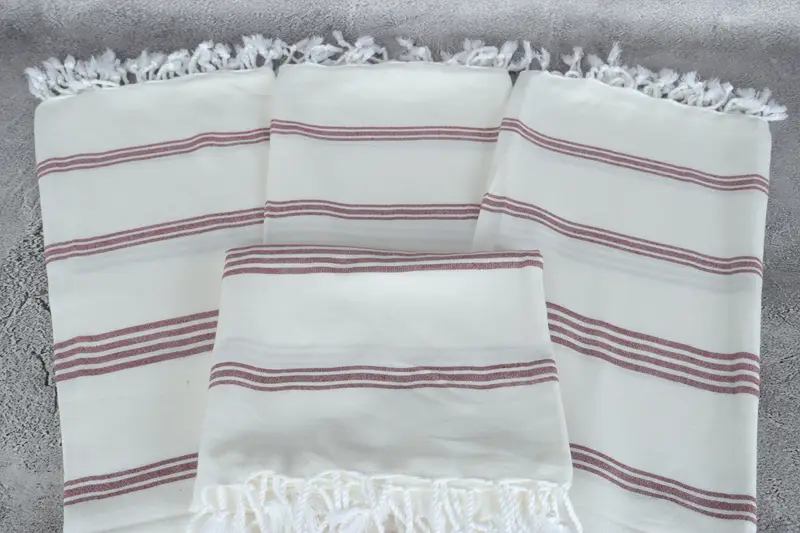 70x40 Cotton Striped Towel, Bridal Shower Favors, Quick-dry towel, Decorative Towel, Beach towel, Organic Cotton Towel, Bachelor Party Favors - 4
