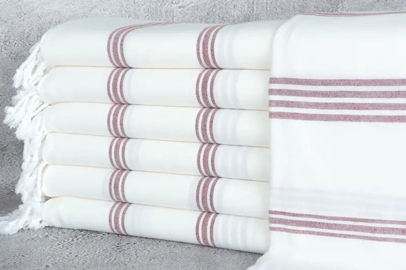 70x40 Cotton Striped Towel, Bridal Shower Favors, Quick-dry towel, Decorative Towel, Beach towel, Organic Cotton Towel, Bachelor Party Favors - 1