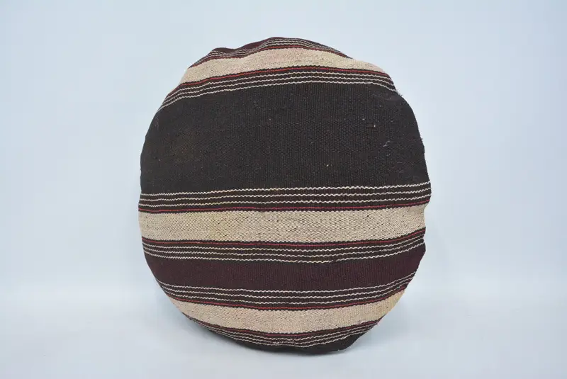 Boho Pillow, 20x20 Brown Cushion Cover, Handmade Throw Pillow Sham, Pillow for Sofa, Farmhouse Cushion Cover, Kilim Pillow Cover, Cushion - 4