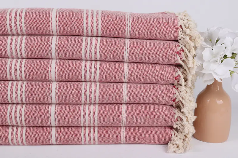 Lightweight Turkish towel, 68x40 Cotton Striped Towel, Spa Towel, Handmade Gift, Personalized Gifts, Vegas Bachelorette Party Favors, Peshtemal - 3