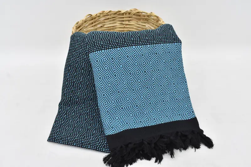 Weihnachtsgeschenk, Wurfdecke, türkische Bettbeziehung, Hochzeitsbevorzugungen, maßgefertigte Hochzeitsgeschenke, 96x80 Baumwolldiamanttuch, türkische Stranddecke - 5