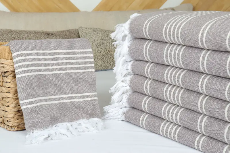 Bachelorette Gifts, 96x70 Cotton Striped Towel, Custom Blanket, Gift For Wedding Day, Turkish Blanket, Couch Throw Blanket, Turkish Cotton Blanket - 4