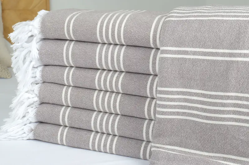 Bachelorette Gifts, 96x70 Cotton Striped Towel, Custom Blanket, Gift For Wedding Day, Turkish Blanket, Couch Throw Blanket, Turkish Cotton Blanket - 2