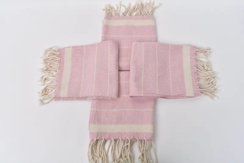 Bridal Shower Gift, 36x16 Cotton Striped Towel, Personalized Kitchen Towel, Personalized Hand Towel, Monogrammed Hand Towel, Bachelor Party Favors - 6