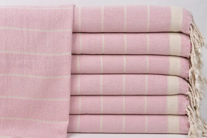 Bridal Shower Gift, 36x16 Cotton Striped Towel, Personalized Kitchen Towel, Personalized Hand Towel, Monogrammed Hand Towel, Bachelor Party Favors - 1