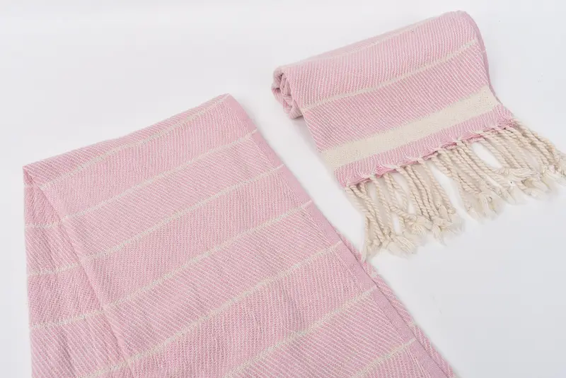 Bridal Shower Gift, 36x16 Cotton Striped Towel, Personalized Kitchen Towel, Personalized Hand Towel, Monogrammed Hand Towel, Bachelor Party Favors - 7