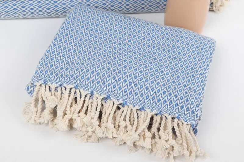 Wedding Gift Ideas, Towel With Name, Bath towel, Girls Weekend Getaways Ideas, 70x40 Cotton Diamond Towel, Sand-free towel, Turkish Towel Beach - 5