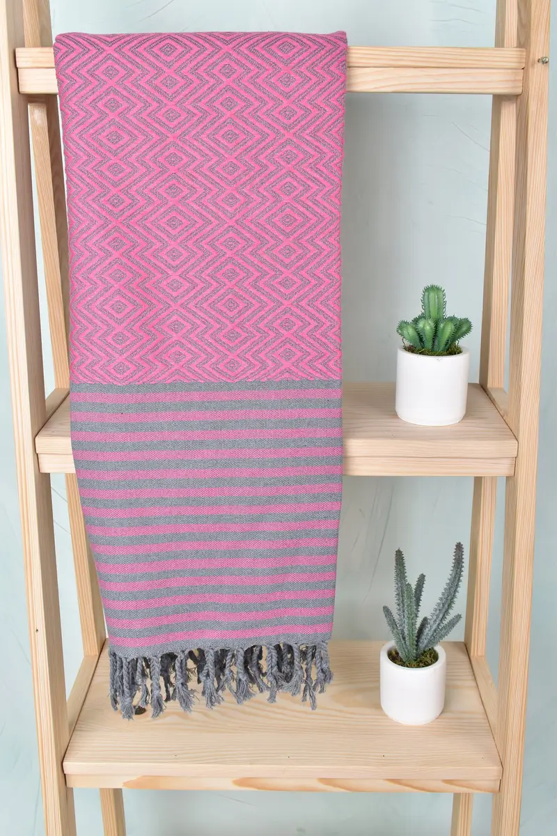 Best Beach Towel, Summer Towel, Gift For Bride, 70x40 Cotton Diamond Towel, Quick-dry travel peshtemal towel, Home Decor Gifts, Bachelorette Gifts - 8