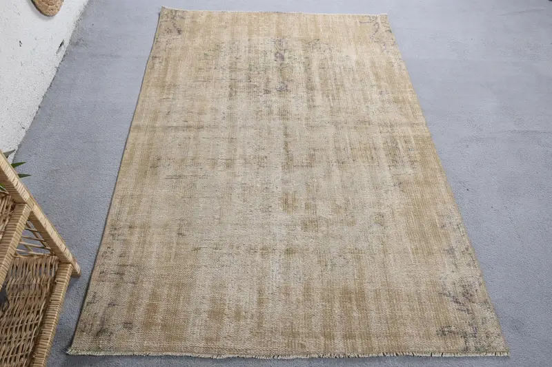 Brauner, lila Tarnteppich, 120 x 180 cm, schickes Dekor