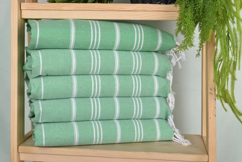 Bridesmaid Proposal Gift, Spa Towel, 40x24 Cotton Striped Towel, Personalized Kitchen Towel, Boyfriend Gift, Bridesmaid Gifts, Turkish Tea Towel - 1