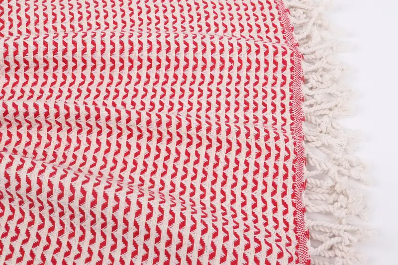 Organic cotton peshtemal for spa and beach, Christmas Favors, 70x40 Cotton Diamond Towel, Bachelorette Party Gift, Gift For Him, Best Beach Towel - 8