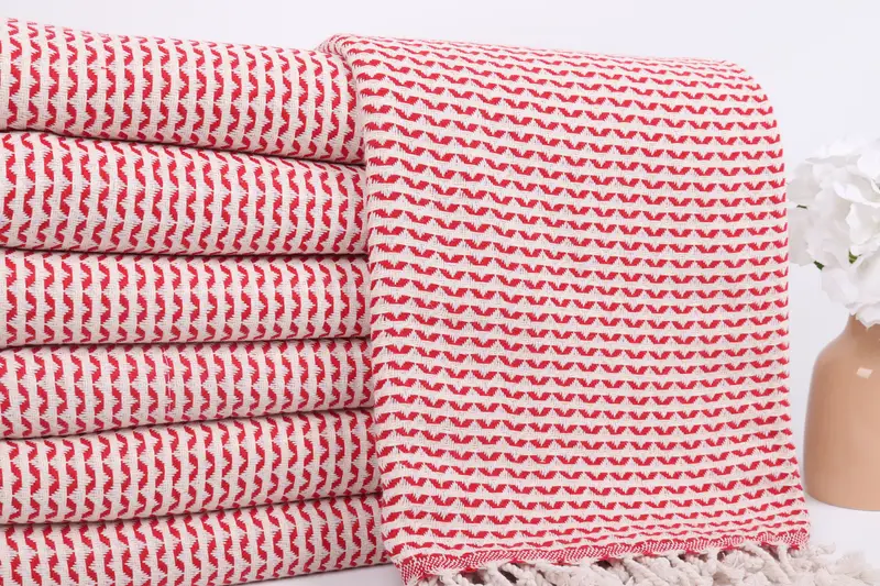 Organic cotton peshtemal for spa and beach, Christmas Favors, 70x40 Cotton Diamond Towel, Bachelorette Party Gift, Gift For Him, Best Beach Towel - 2