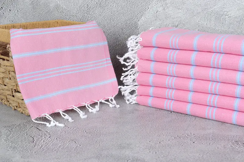 Christmas Gift, Wedding Gift, Monogram Hand Towel, Turkish Hand Towel, 40x24 Cotton Striped Towel, Summer Gift, Bachelorette Party Gifts Bridesmaids - 3