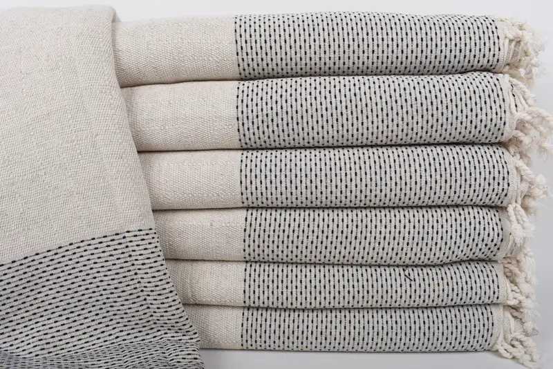 96x96 Cotton Polka Dot Towel, Monogram Blanket, Turkish Tablecloth, Bridesmaid Gifts, Bridal Shower Gift, Gift For Wedding Day, Wedding Shower Gift - 1