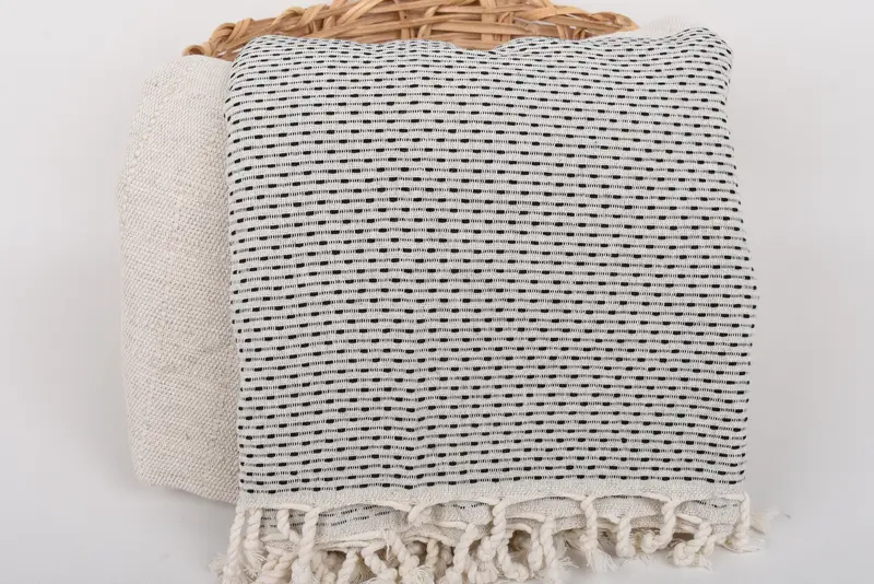 96x96 Cotton Polka Dot Towel, Monogram Blanket, Turkish Tablecloth, Bridesmaid Gifts, Bridal Shower Gift, Gift For Wedding Day, Wedding Shower Gift - 5