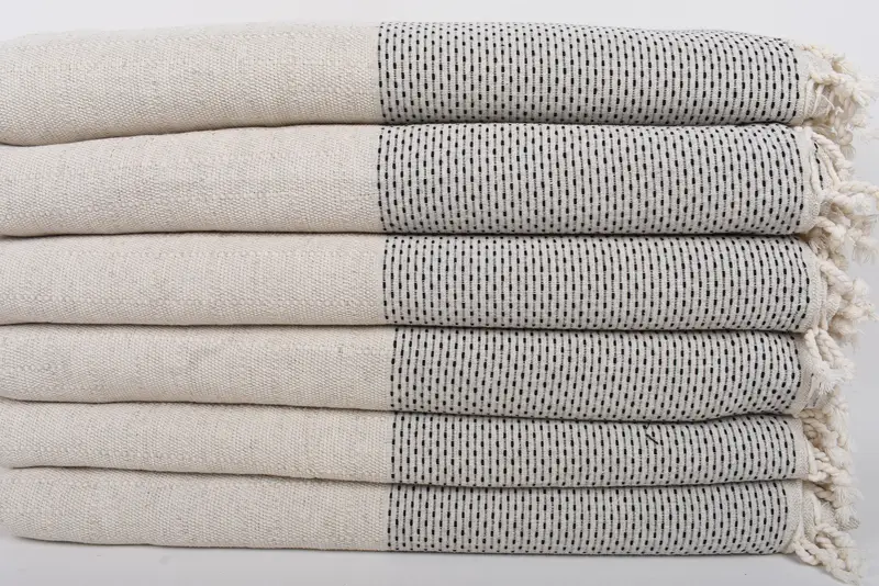 96x96 Cotton Polka Dot Towel, Monogram Blanket, Turkish Tablecloth, Bridesmaid Gifts, Bridal Shower Gift, Gift For Wedding Day, Wedding Shower Gift - 3