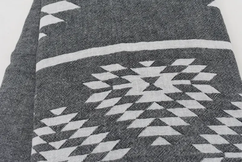 Hauswarming Geschenk, Boho -Wurfdecke, Wurfdecke Couch, Strand Hochzeitsbevorzugung, Familiengeschenkkorb, 84x56 Baumwollkilim -Handtuch, Weihnachtsgeschenk -Tags - 6