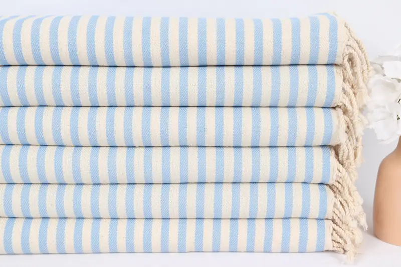 Organik havlu, 40x18 pamuklu çizgili havlu, bekarlık iyiliği, küçük banyo havluları, gelin duş iyilikleri, kişiselleştirilmiş hediyeler, monogram mutfak havlu - 3