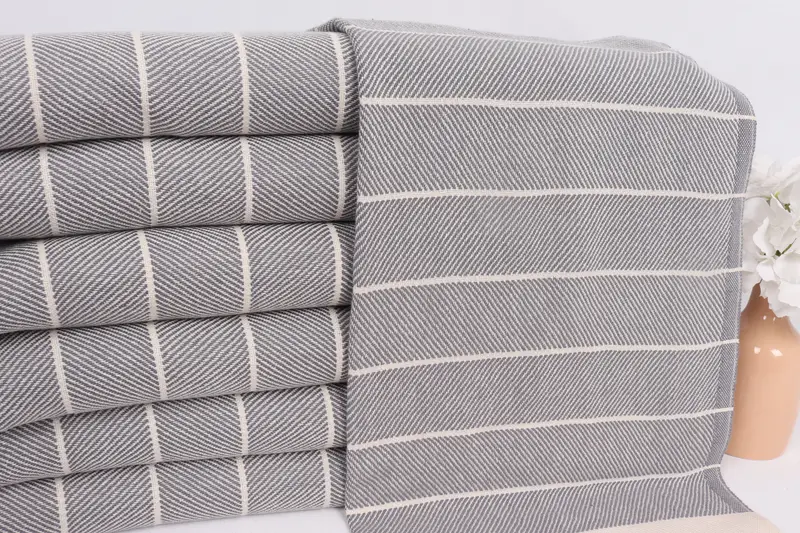 Personalized Gift, Kitchen Towel, Organic Towel, 40x18 Cotton Herringbone Towel, Custom Turkish Towel, Bachelor Party Favors, Turkish Tea Towel - 2
