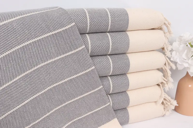 Personalized Gift, Kitchen Towel, Organic Towel, 40x18 Cotton Herringbone Towel, Custom Turkish Towel, Bachelor Party Favors, Turkish Tea Towel - 1