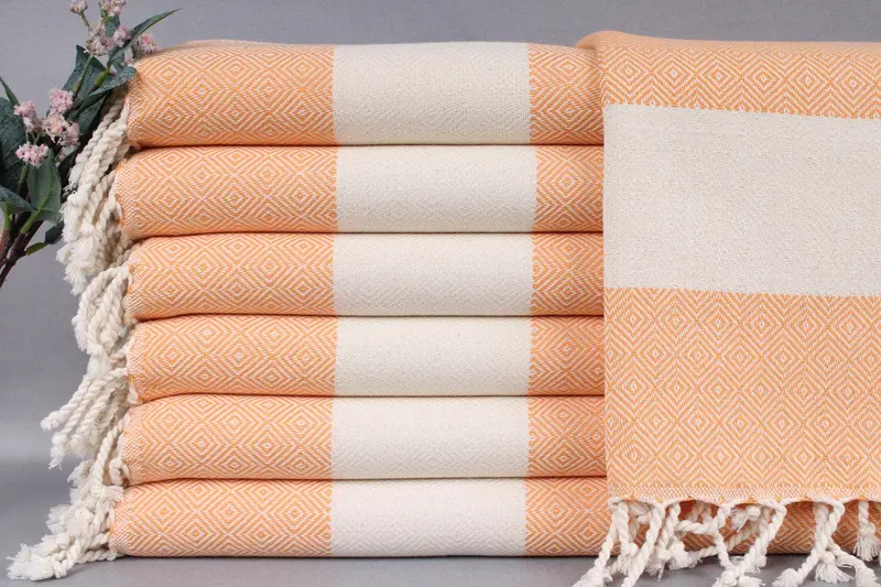 Monogram Tea Towel, Kitchen & Tea Towel, Beige, 20x40 Inches