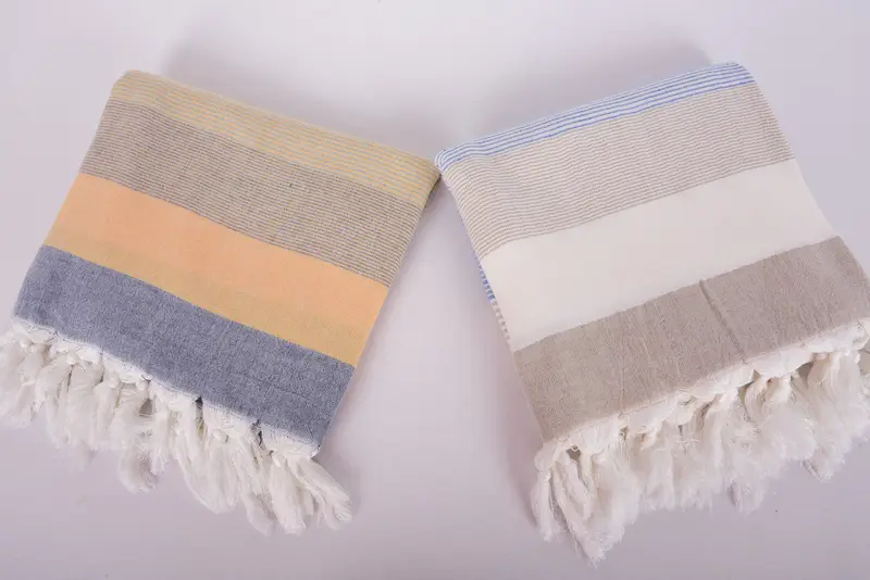 Türkisches Badetuchset, Handtuch mit Namen, Junggesellenpartygeschenke, Schnelltrocknen Peshtemal, 68x40 Baumwollstreifenhandtuch, Wohnkulturgeschenke, weiches Handtuch - 7