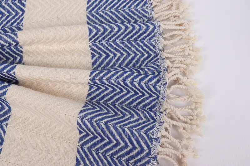 Eco-Friendly Turkish Towel, Employee Gifts, 70x40 Cotton Zig zag Towel, Monogrammed Beach Towel, Quick-Dry Beach Towel, Quick-dry towel, Spa Towel - 8