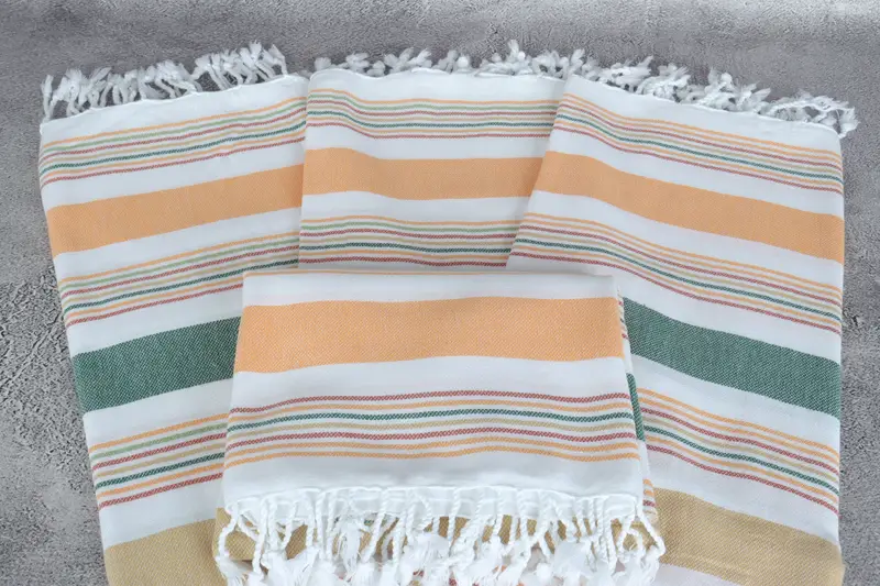 Bridal Shower Gift, 76x38 Cotton Striped Towel, Wedding Gift, Valentines Day Gift For Him, Large Beach Towel Personalized, Absorbent Turkish towel - 4