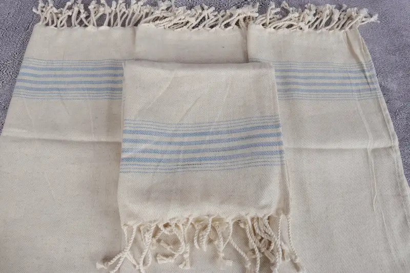 Boyfriend Christmas Gift, Gift For Him, Wedding Hand Made Gift, Wedding Favors, 36x18 Linen Striped Towel, Turkish Tea Towel, Monogram Kitchen Towel - 4