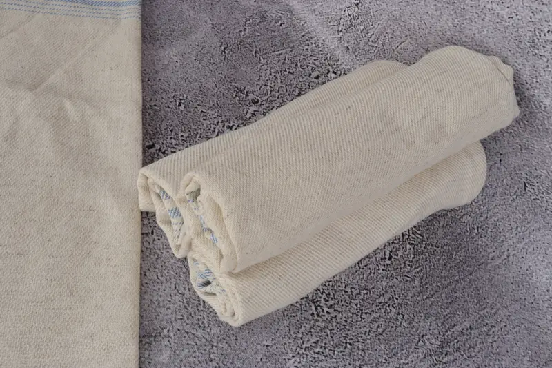 Boyfriend Christmas Gift, Gift For Him, Wedding Hand Made Gift, Wedding Favors, 36x18 Linen Striped Towel, Turkish Tea Towel, Monogram Kitchen Towel - 8