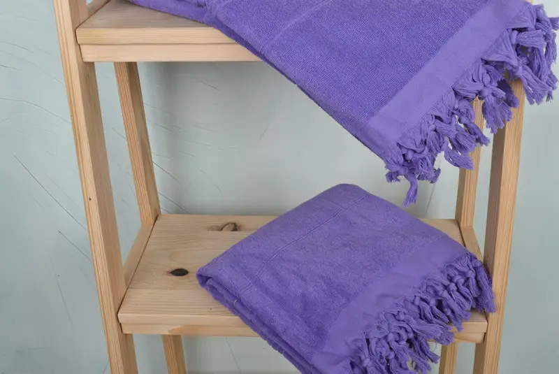 Embroidered Towel, 70x36 Cotton Striped Terry Towel, Family Gift, Soft towel, Quick-Dry Beach Towel, Eco-friendly Turkish towel for home and travel - 5