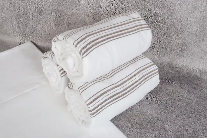 70x40 Cotton Striped Terry Towel, Xmas Gifts, Turkish beach towel, Best Friend Gift, Turkish hand towel, Turkish Beach Towel Bulk, Summer Towel - 7