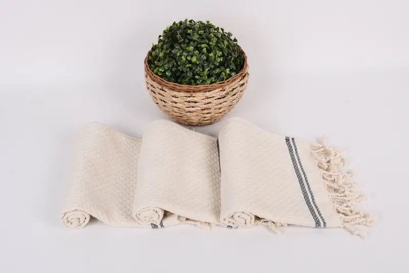 Gift For Wedding Day, Small Bath Towels, Kitchen Towel, Turkish Towel Monogram, Gift For Coworker, Wedding Favors, 38x18 Cotton Striped Towel - 8