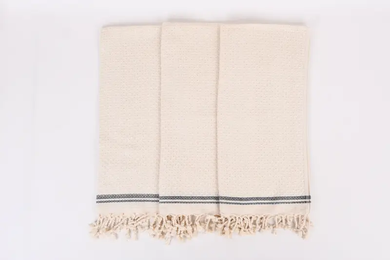 Gift For Wedding Day, Small Bath Towels, Kitchen Towel, Turkish Towel Monogram, Gift For Coworker, Wedding Favors, 38x18 Cotton Striped Towel - 7