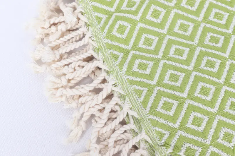 Soft and absorbent Turkish towel, Bridal Gifts, Travel towel, Monogram Beach Towel, 70x40 Cotton Diamond Towel, Holiday Towel, Custom Towel - 7