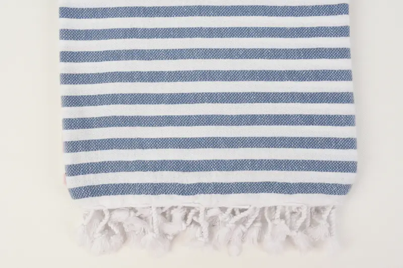 68x36 Cotton Striped Towel, Absorbent Turkish towel, Thin towel, Spa Towel, Bridesmaid Gifts, Luxury Turkish peshtemal beach towel, Engagement Gift - 3