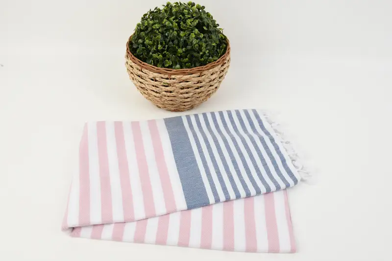 68x36 Cotton Striped Towel, Absorbent Turkish towel, Thin towel, Spa Towel, Bridesmaid Gifts, Luxury Turkish peshtemal beach towel, Engagement Gift - 4