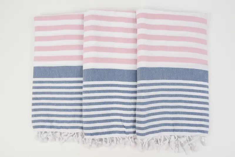 68x36 Cotton Striped Towel, Absorbent Turkish towel, Thin towel, Spa Towel, Bridesmaid Gifts, Luxury Turkish peshtemal beach towel, Engagement Gift - 7