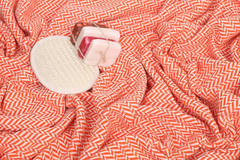 Scarf Towel, Wedding Gifts Towel, Best Beach Towel, Decorative Towel, Hammam Towel USA, Halloween Gifts, 70x40 Cotton Chevron Towel, Cotton towel - 7