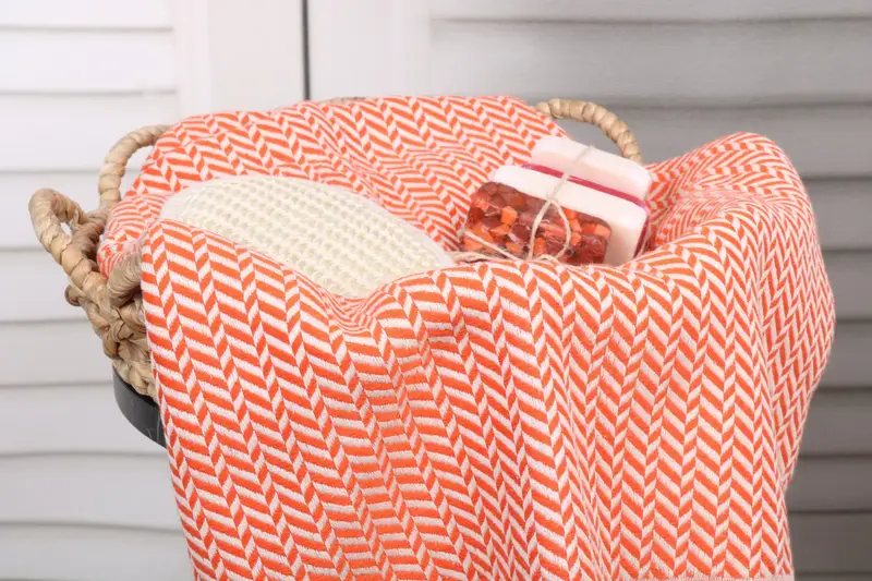 Scarf Towel, Wedding Gifts Towel, Best Beach Towel, Decorative Towel, Hammam Towel USA, Halloween Gifts, 70x40 Cotton Chevron Towel, Cotton towel - 2