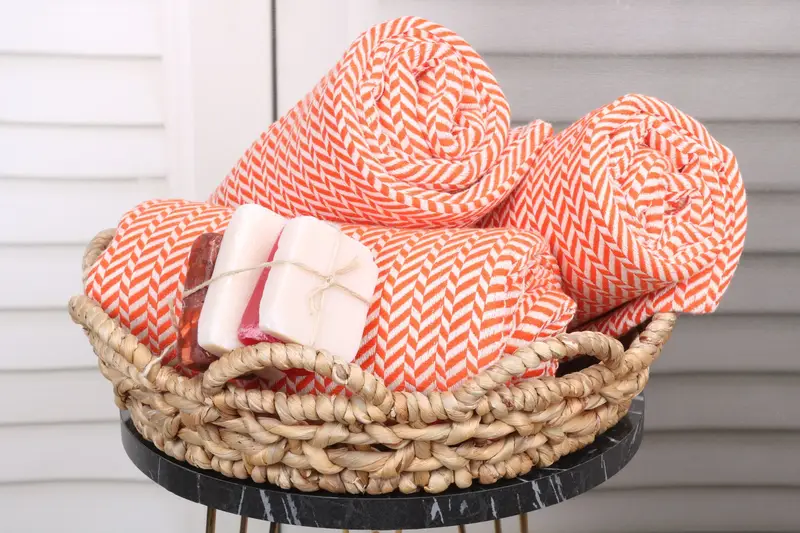 Scarf Towel, Wedding Gifts Towel, Best Beach Towel, Decorative Towel, Hammam Towel USA, Halloween Gifts, 70x40 Cotton Chevron Towel, Cotton towel - 4