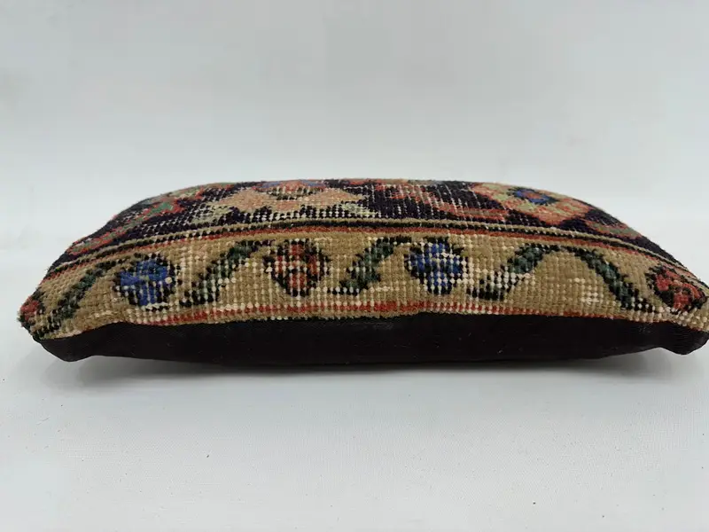 Home Decor Pillow, Outdoor Throw Pillow, 8x16 Blue Pillow Sham, Decorative Bolster Pillow Case, Kilim Pillow, Vintage Kilim Pillow, Pillow Sham - 5
