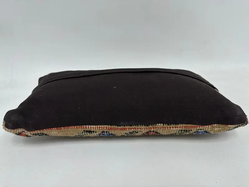 Home Decor Pillow, Outdoor Throw Pillow, 8x16 Blue Pillow Sham, Decorative Bolster Pillow Case, Kilim Pillow, Vintage Kilim Pillow, Pillow Sham - 7