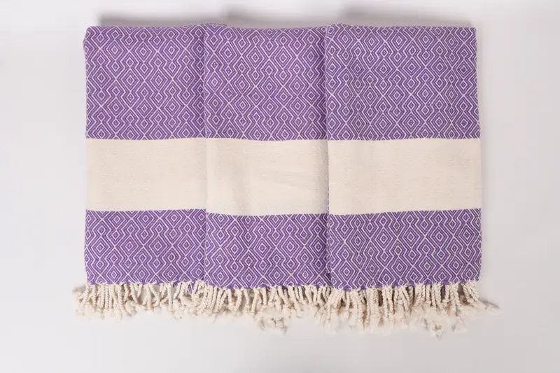 Bridesmaid Towel, Sand-resistant towel, Sand-free towel, Wedding For Favor, 68x38 Cotton Diamond Towel, Wedding Hand Made Gift, Wedding Favors - 7