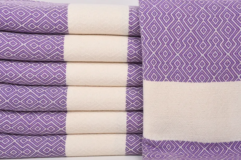 Bridesmaid Towel, Sand-resistant towel, Sand-free towel, Wedding For Favor, 68x38 Cotton Diamond Towel, Wedding Hand Made Gift, Wedding Favors - 1