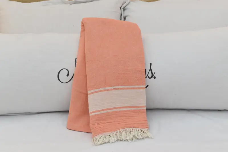 Bachelorette Party Favors, Turkish Tablecloth, Custom Blanket, Organic Throw, First Wedding Anniversary Gift, Woven Throw Blanket, Engagement Gift - 4