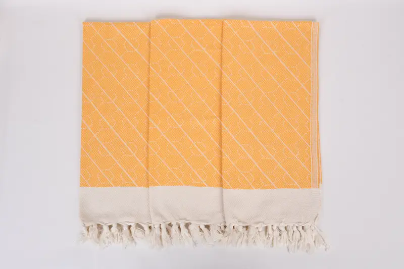 Custom Turkish Towel, Personalized Dish Towel, Summer Towel, 36x18 Cotton Geometric Towel, Custom Hand Towel, Employee Gifts, Bridesmaid Gifts - 7