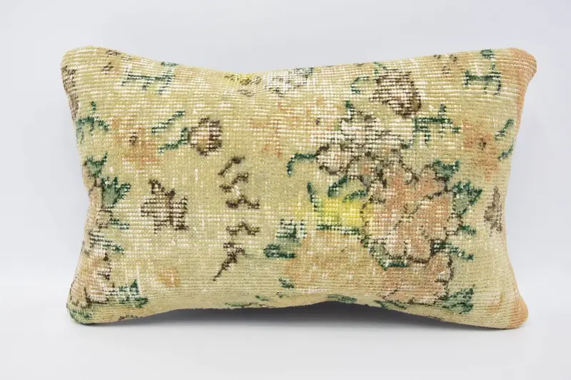 Ethnic Pillow Cover Pillow Case, Cozy Throw Pillow Case, Gift Pillow, Cushion, Home Decor Pillow, 12x20 Beige Pillow Cover, Vintage Pillow - 1
